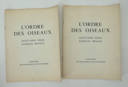 - SAINT-JOHN PERSE. Oiseaux.
NRF, Gallimard,...