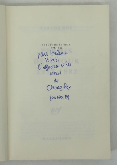 RAINER MARIA RILKE. 
- Les Quatrains valaisans.
Fac...