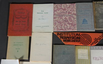 PATAPHYSIQUE Alfred JARRY. 
Tatane. Collège...