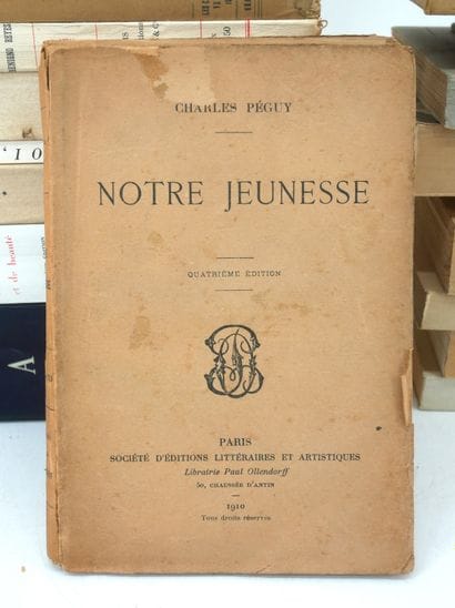 CHARLES PEGUY. Notre Jeunesse.
Paul Ollendorff,...