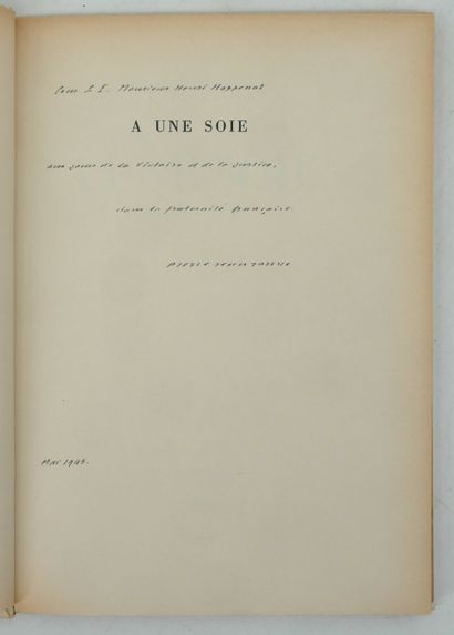 PIERRE JEAN JOUVE. 
- Gloire.
LUF, 1944.
...