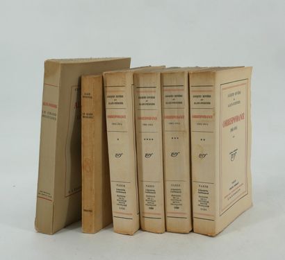 - JACQUES RIVIERE AND ALAIN-FOURNIER. Correspondence....