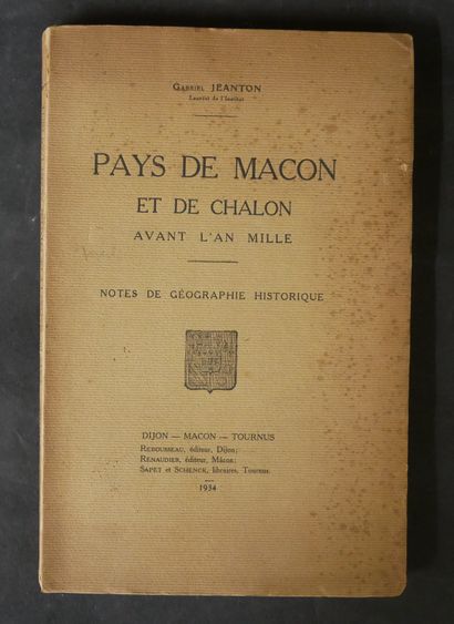 BOURGOGNE
Gabriel JEANTON. 
Le servage en...