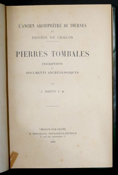 BOURGOGNE
J. MARTIN. 
The former archpriesthood...
