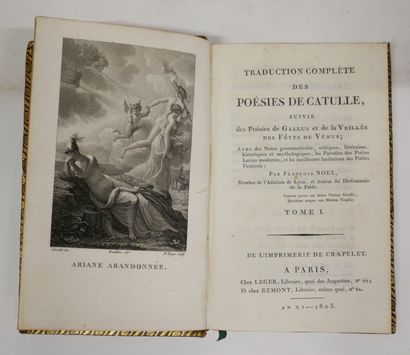 CATULLE. 
Complete translation of the poems...
