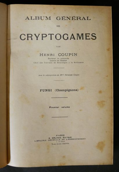 MYCOLOGY
Henri COUPIN 
- General album of...