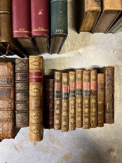 MISCELLANEOUS Large lot of bound works, including...