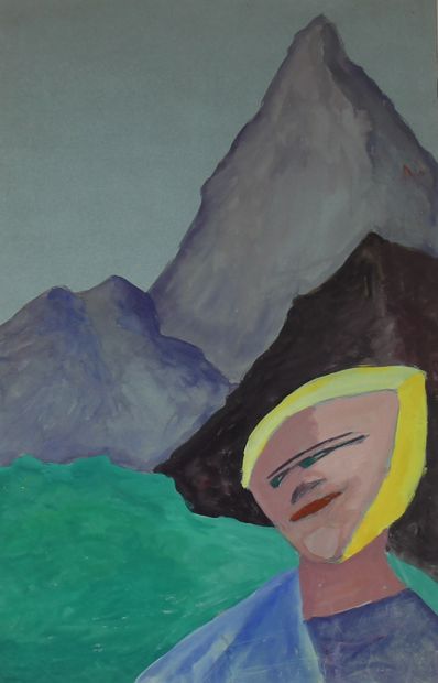 Raymond QUENEAU (1903-1976)
Untitled
Gouache
33x50....