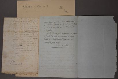 AMEDEE DE MAISTRE. 1786-1862. Las 2 P. February...