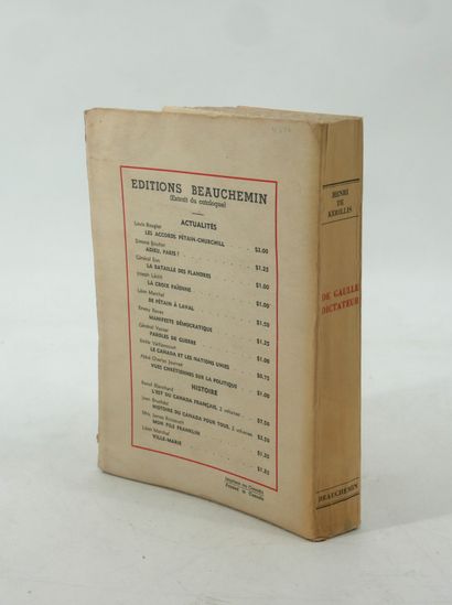 - CHARLES DE GAULLE. War speeches. 1940-1943.
Éditions...