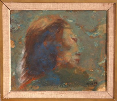 Otto FRIED (1922-2020)
Oregon indian
Oil...