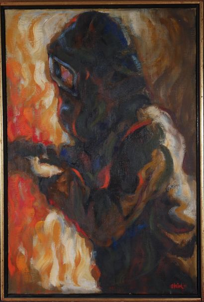 Otto FRIED (1922-2020)
Riveter
Oil on canvas...