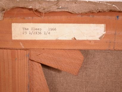 Otto FRIED (1922-2020)
The sleep
Oil on canvas...