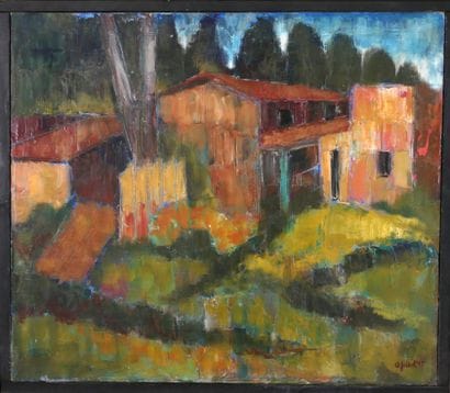 Otto FRIED (1922-2020)
The farm
Oil on canvas...
