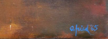 Otto FRIED (1922-2020)
Lincoln
Oil on canvas...