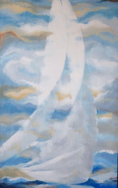 Otto FRIED (1922-2020)
Sail 1
Oil on canvas...