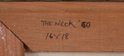 Otto FRIED (1922-2020)
The neck, 60
Oil on...
