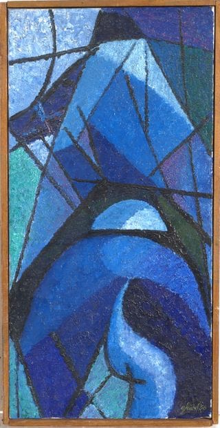 Otto FRIED (1922-2020)
Man on horse
Oil on...