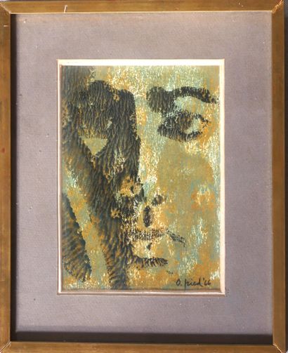 Otto FRIED (1922-2020)
Face
Oil signed lower...