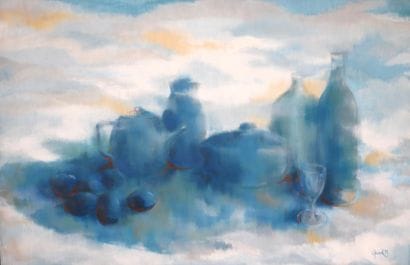 Otto FRIED (1922-2020)
Still life bottles
Oil...
