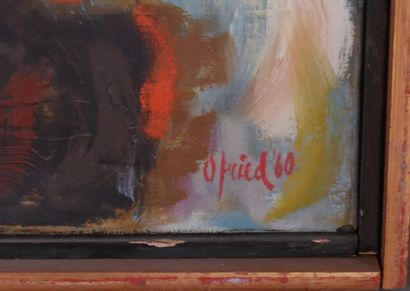 Otto FRIED (1922-2020)
Blacksmith
Oil on...