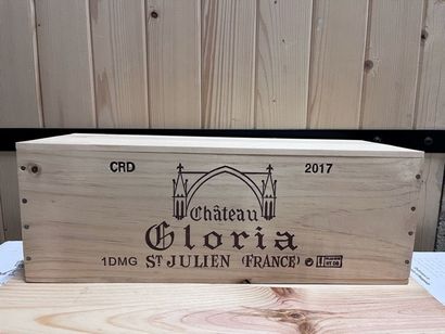 1 double magnum of CH. GLORIA, Saint Julien,...