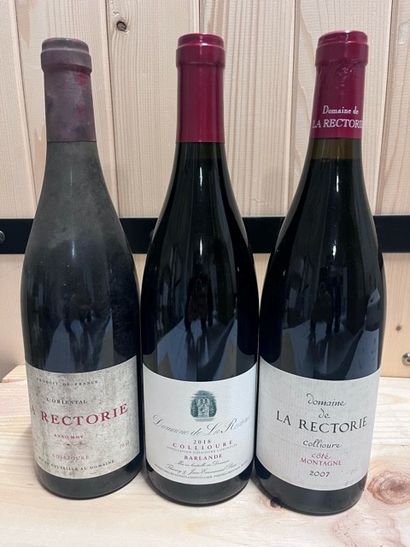3 bottles Domaine, DOM DE LA RECTORIE, L'oriental...