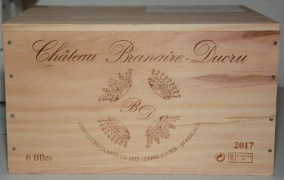 6 bottles CH. 	BRANAIRE-DUCRU, 2° cru Saint-Julien,...