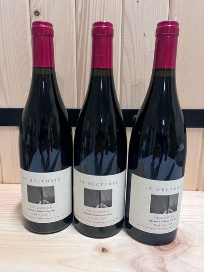 3 bottles Domaine , DOM DE LA RECTORIE, Côté...