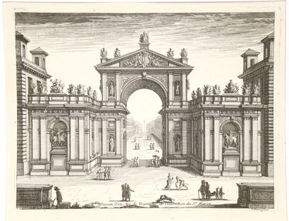 Jean I MAROT (1619-1679) after
- Mausoleum...