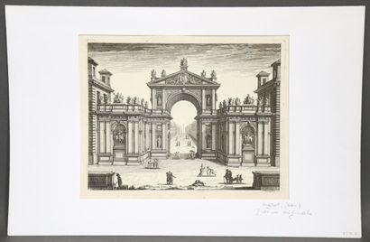 Jean I MAROT (1619-1679) after
- Mausoleum...