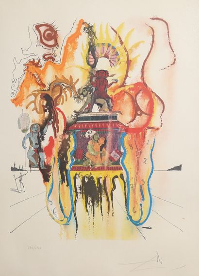 Salvador DALI (1904-1989)
Mystic indian,...