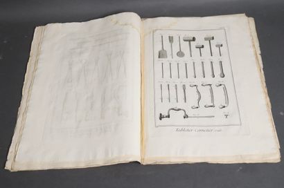 Set of 16 engravings from Diderot d'Alembert's...