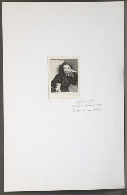 Félix BRACQUEMOND (1833-1914) after
Portrait...