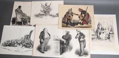 Honoré DAUMIER (1808-1879)
- Caricature (pl....