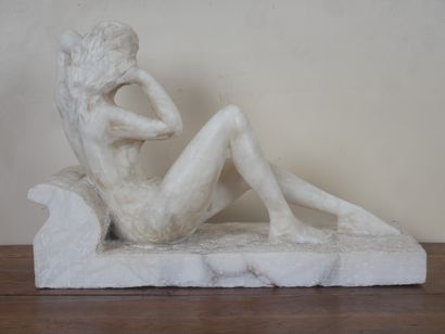 Paul HUBAY (1930-1994)
Nude woman reclining...