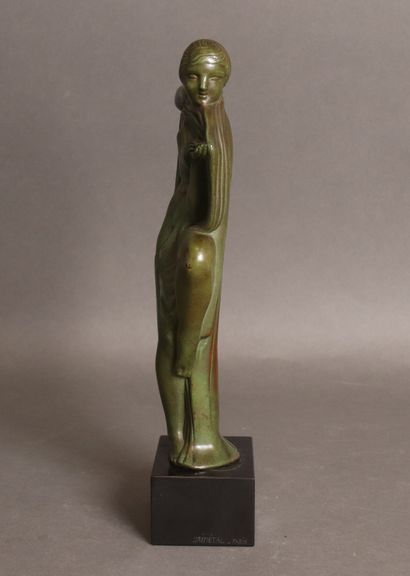 Modern school
Nude woman in toga seen in...