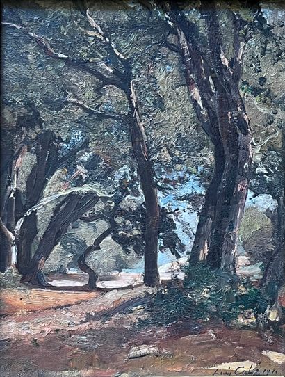 Louis CABIE (1853-1939)
Shaded path to the...