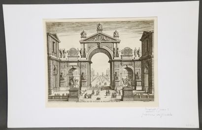 Jean I MAROT (1619-1679) after
- Mausoleum...