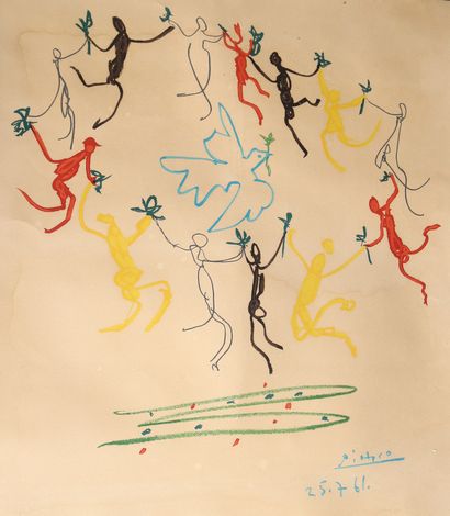 Pablo PICASSO (1881-1973), after
La ronde...