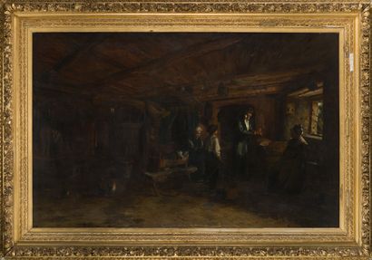 Nicolas BERTHON (1831-1888)
Interior of a...