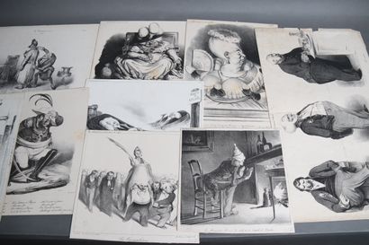 Honoré DAUMIER (1808-1879)
- Caricature (pl....