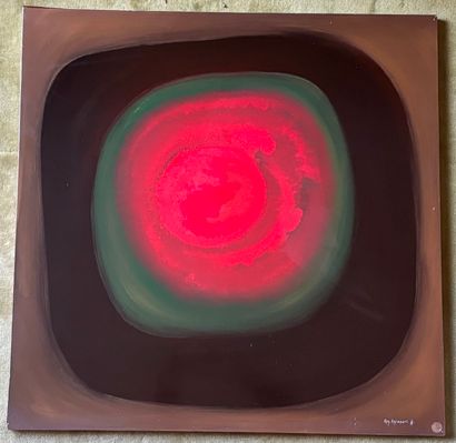 Reg AGRAPART (20th c.)
Abstract colored composition
Rectangular...