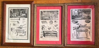 Set of mismatched engravings on the theme...