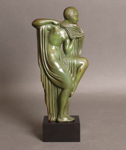 Modern school
Nude woman in toga seen in...