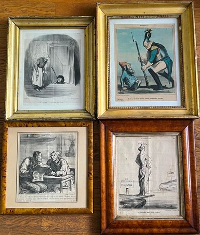 Honoré DAUMIER (1808-1879) after
16 lithographs:
-...