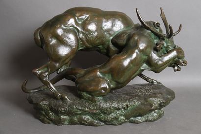 Antoine-Louis BARYE (1796-1875) after
Panthère...