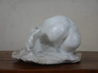 Paul HUBAY (1930-1994)
Reclining nude woman
White...