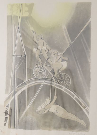 Camille HILAIRE (1916-2004)
Trapeze artists...