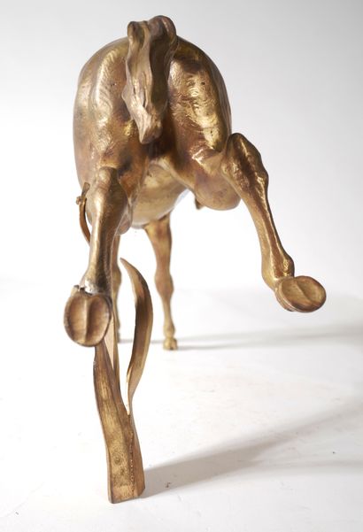 Modern school
Horse
Gilded bronze sculpture
H...